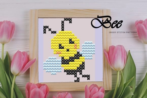 Bee Cross Stitch Pattern