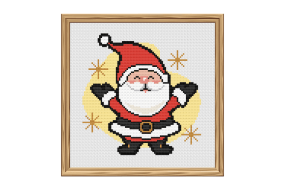 Santa Claus Cross Stitch Pattern